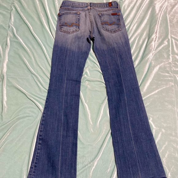 7 for All Mankind Flare Low rise Jeans - Picture 2 of 2